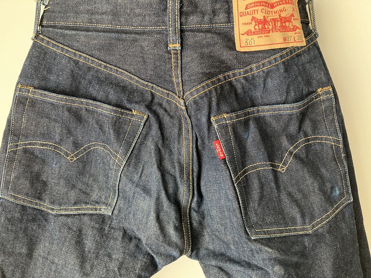 【米国製】LEVI’s LVC 501 66モデル　ホワイトオーク製コーンデニム_画像7