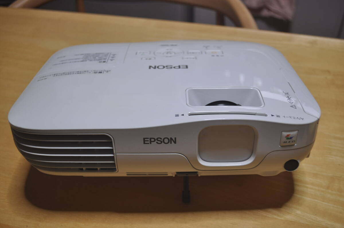 ◆◇【動作品】EPSON EB-S10 プロジェクター ランプ時間163hr／0hr 動作品 リモコン付き◇◆の画像2