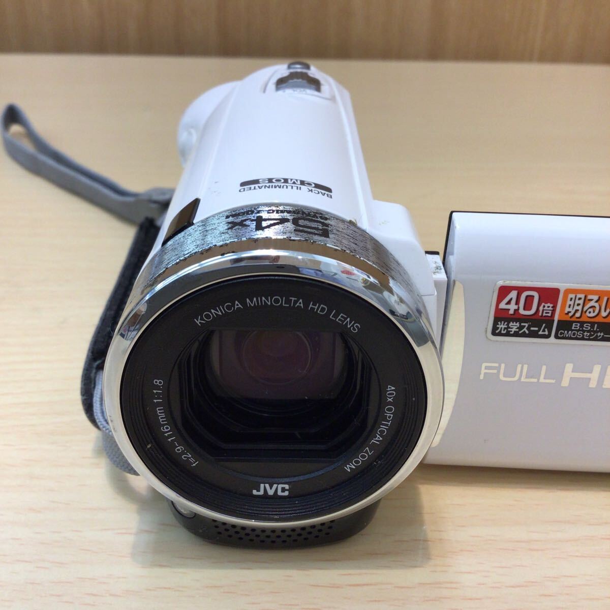 JVC ケンウッド　FULL HD デジタルビデオカメラ GZ-E265-W AVCHD 撮影可能_画像8