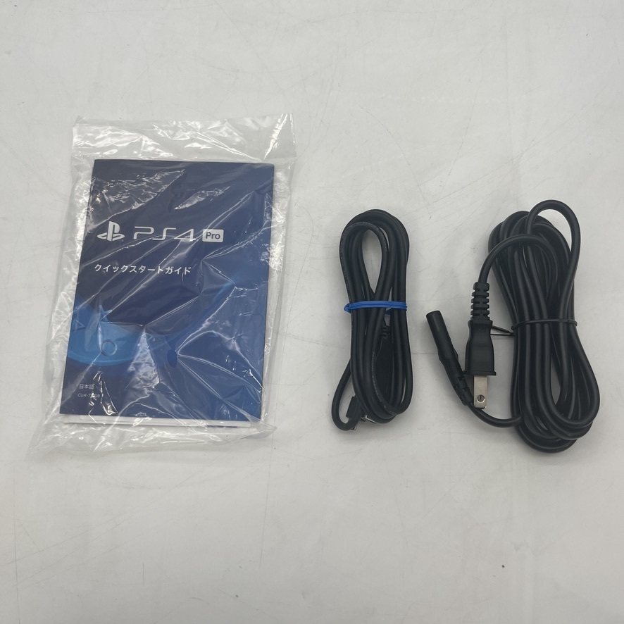 ☆ Playstation4 Pro CUH-7200B 1TB グレイシャーホワイト FW8.52 動作品 希少 FW9.00以下 本体 箱 付属_画像5