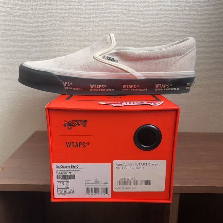 VANS WTAPS slip on vault OG 29 US11 バンズ　ダブルタップス　美品　スリップオン_画像1