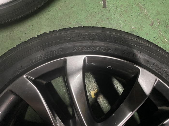 ☆美品!! 225/45R19 マツダ GJ アテンザ 純正 19インチ 7.5J +45 PCD114.3 MAZDA6 CX-3 CX-30 MX-30 CX-5 CX-8 MAZDA3 アクセラ☆ _画像7