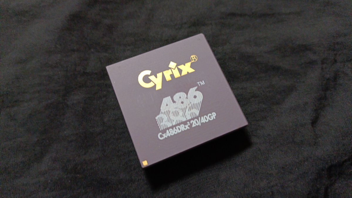 Cyrix Cx486DRx2 20/40GP 20/40MHz i386 interchangeable CPU operation verification ending free shipping ①