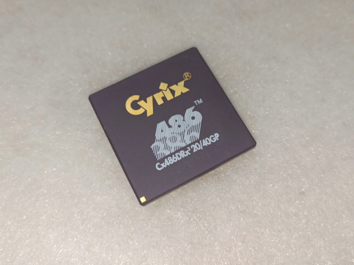 Cyrix Cx486DRx2 20/40GP 20/40MHz i386互換 CPU 動作確認済み 送料無料の画像1