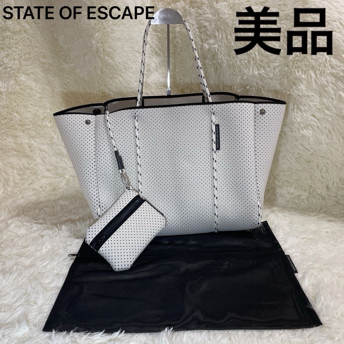 STATE OF ESCAPE ステイトオブエスケープ ネオプレン バッグ ポーチ付 ロンハーマン