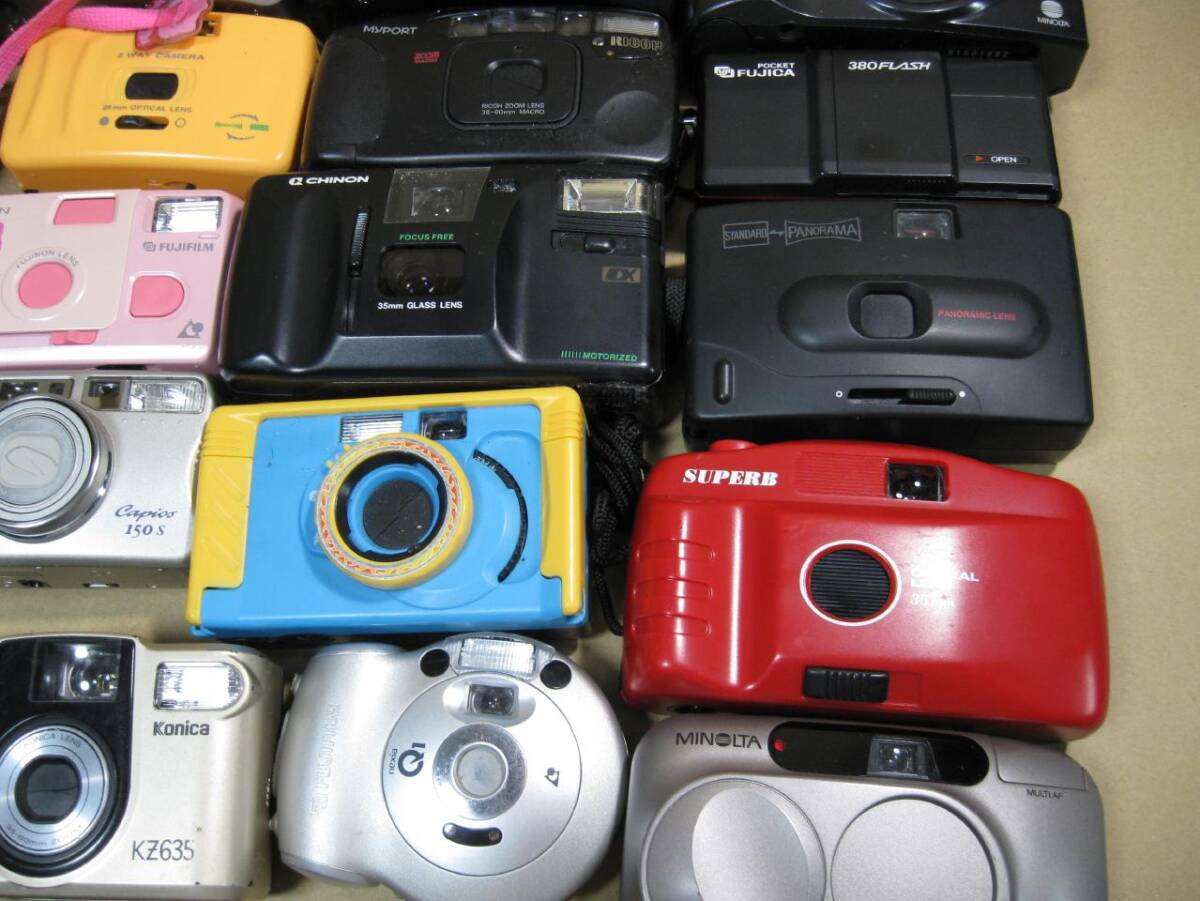 ☆彡コンパクトカメラなどまとめて23個Canon Konica RICOH KYOCERA MINOLTA FUJIFILMなど彡の画像5