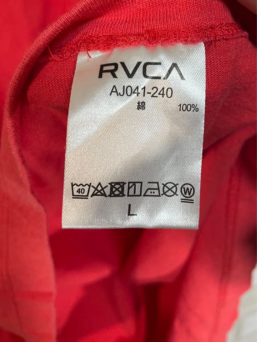 【RVCA】ルーカ　両面ロゴ　半袖Tシャツ