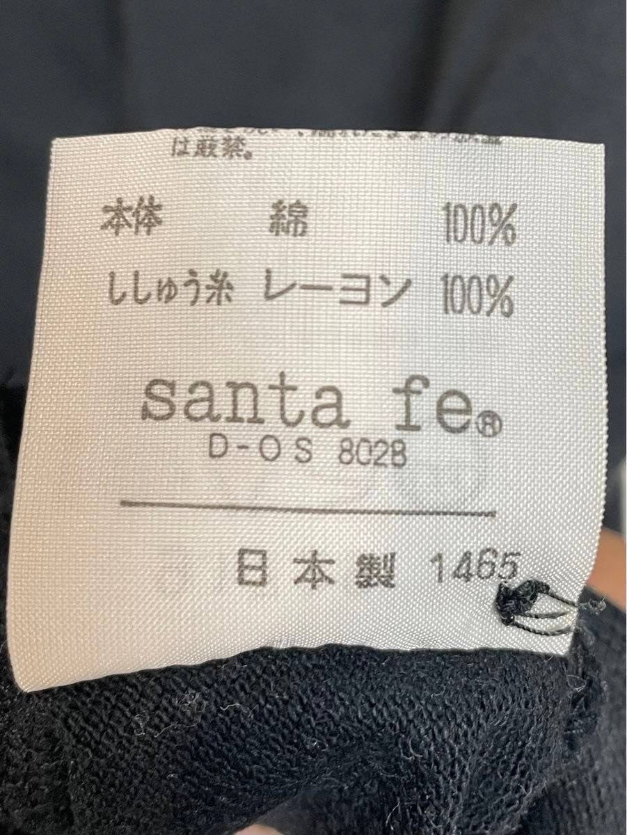【santafe】サンタフェ　胸刺繍　襟ロゴ　半袖ポロシャツ　サイズM