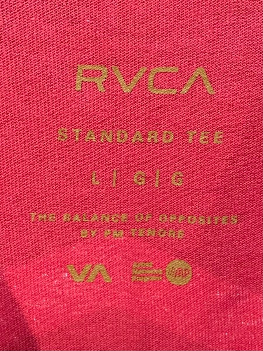 【RVCA】ルーカ　両面ロゴ　半袖Tシャツ