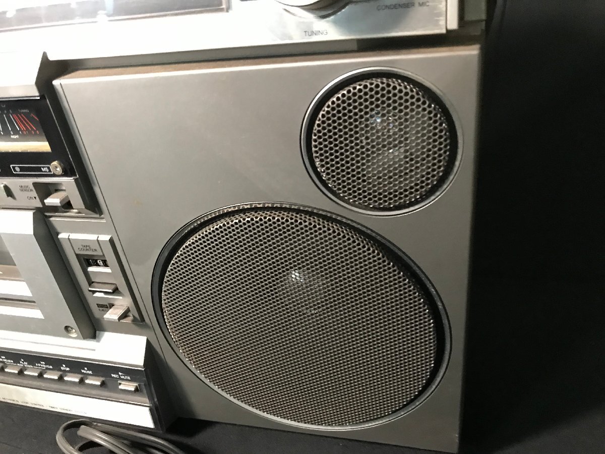 ※ジャンク品※ AIWA CS-75X ラジカセ FM/AM ステレオラジオカセットレコーダーの画像6