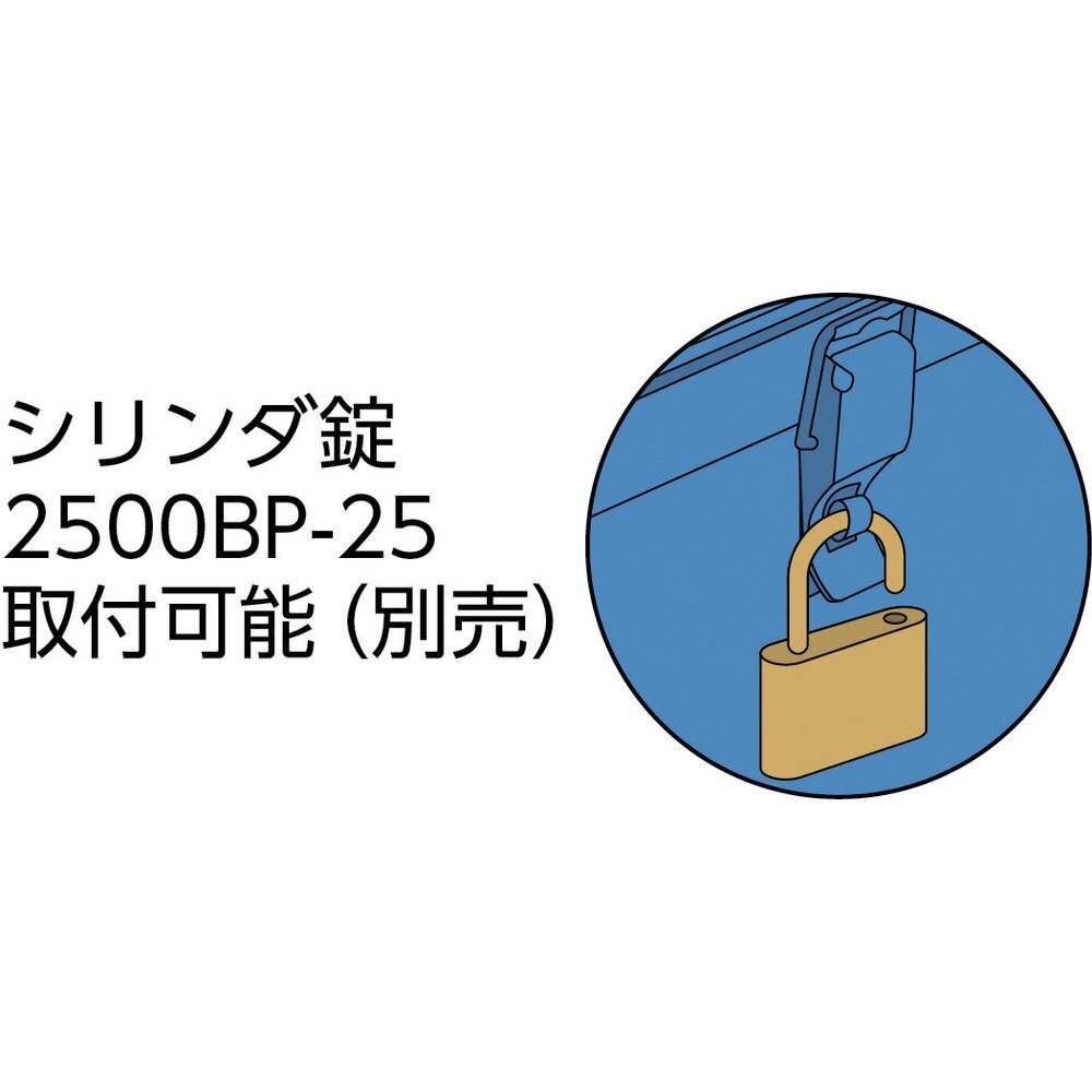 TRUSCO(トラスコ) トランク型工具箱 333X137X96.5 ブルー T-320_画像5