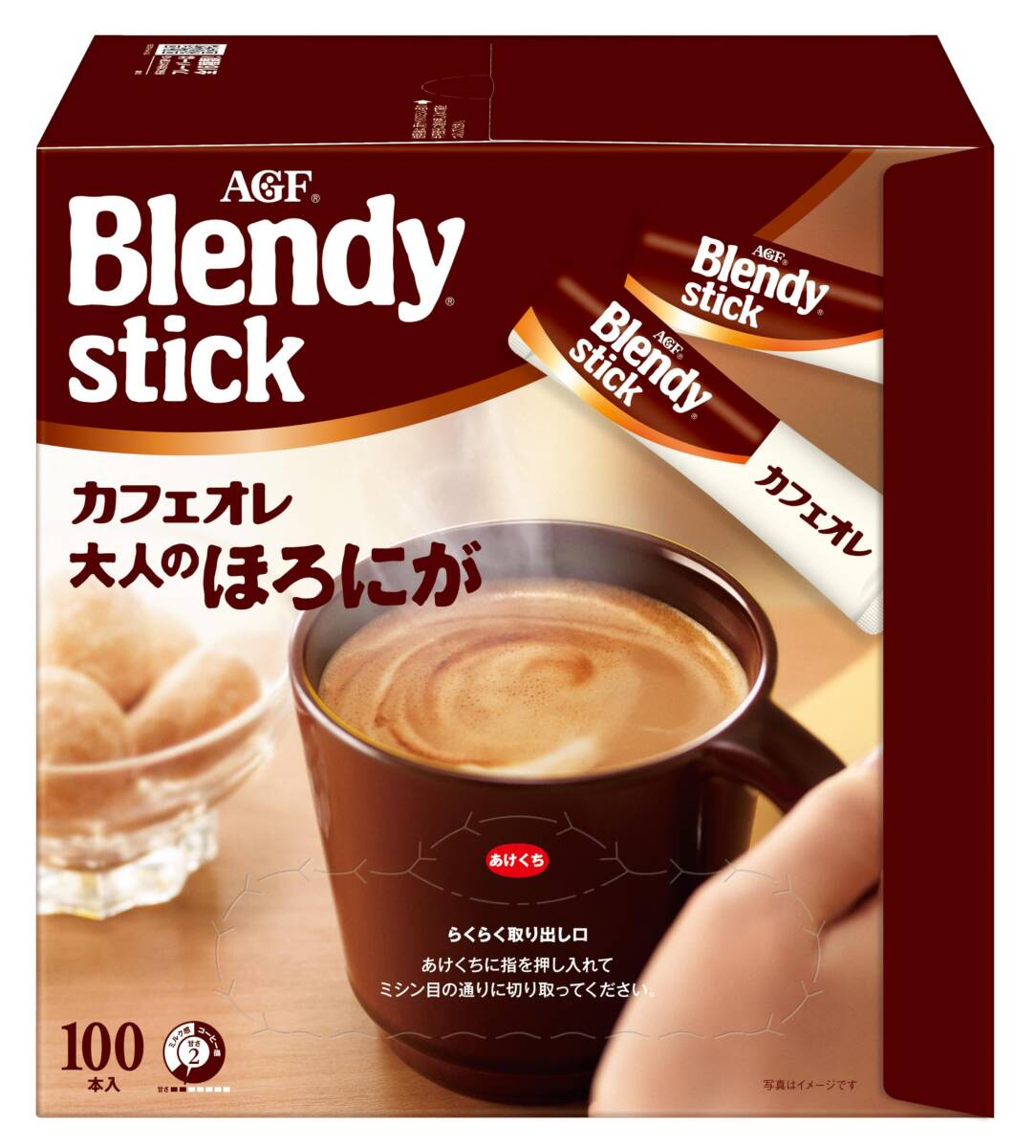 AGFb Len ti палочка кофе с молоком взрослый ....100шт.@[ палочка кофе ]