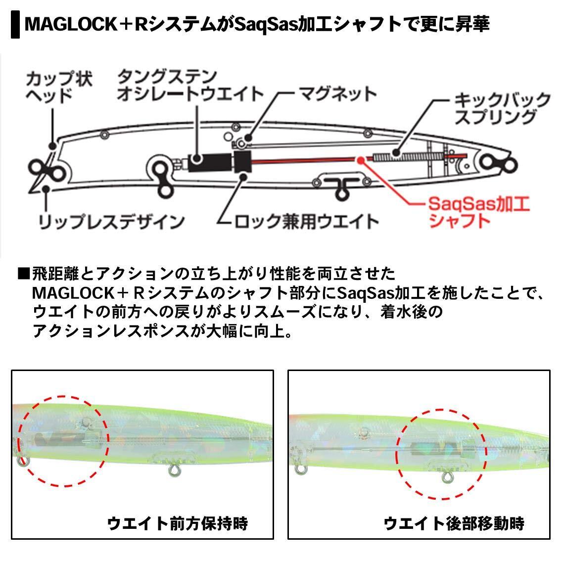 ダイワ(DAIWA) シーバス ミノー モアザン クロスカウンター 125F 3Dイナッ子 ルアー_画像4