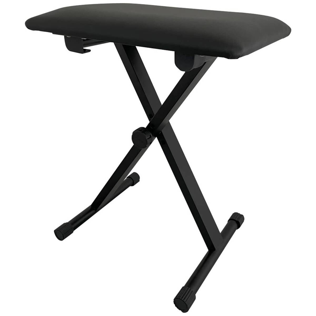 KCkyo-litsu keyboard bench ( piano chair ) 3 -step height adjustment folding chair black KBBC-01/BK