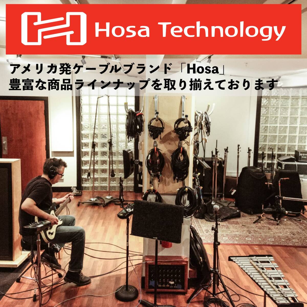 Hosa PXF-105 1.5m XLRメス-モノラルフォンプラグ オーディオケーブル_画像2