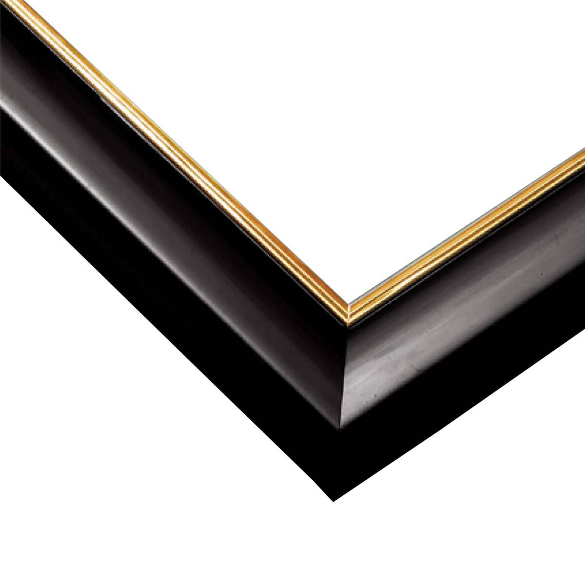 エポック社 木製パズルフレーム ウッディーパネルエクセレント ゴールドライン シャインブラック (49x72cm)(パネルNo.10-D) 掛ヒ_画像1