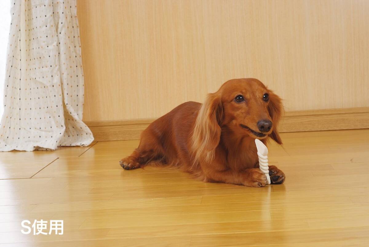ペティオ (Petio) 犬用おもちゃ かんでるCORN ツイスト ミルク風味 大型犬用 L サイズ_画像3