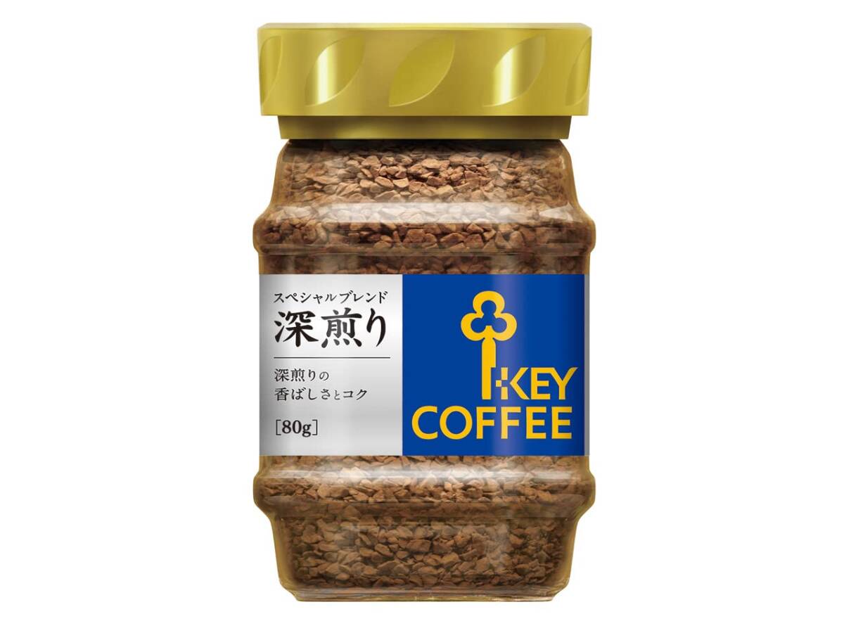 キーコーヒー インスタントコーヒー スペシャルブレンド 深煎り 瓶 80g×3個_画像1