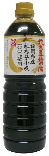マルヱ醤油 福岡県産丸大豆醤油 1L_画像1