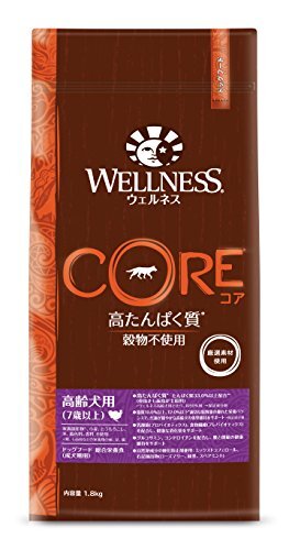 ウェルネス ドッグフード 高齢犬用(7歳以上) コア(穀物不使用・高たんぱく質) 骨抜き七面鳥 1.8キログラム (x 1)_画像1