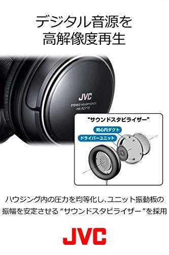 JVC HA-RZ710 密閉型ステレオヘッドホン 室内用(テレビ・ゲーム向け) 1.2m+延長2.3mコード付き_画像4