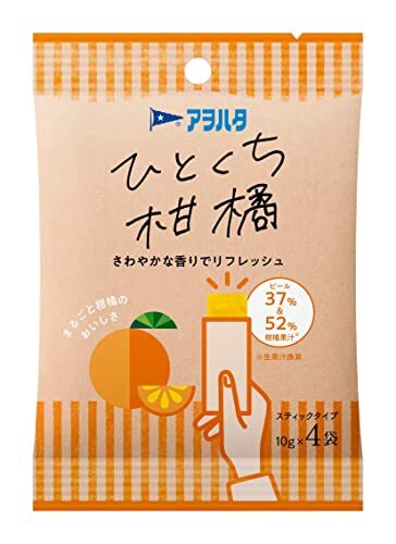 アヲハタ ひとくち柑橘 (10g×4) ×4個_画像1