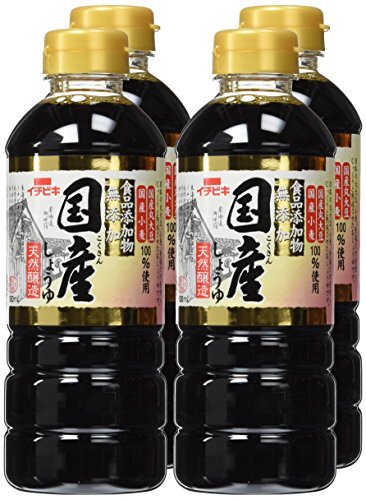 ichibiki no addition domestic production soy 500ml×4 piece 