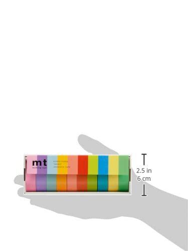 カモ井加工紙 マスキングテープ mt 10色セット 15mm×7m 明るい色2 MT10P003R_画像3