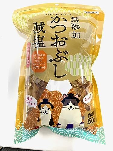 木村海産 猫用おやつ 焼津産 減塩無添加 かつおぶし 50グラム (x 6) (ケース販売)_画像1