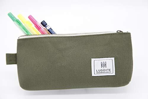 la large to gusset pen case khaki LDH-GPN-04