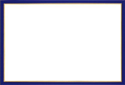 エポック社 木製パズルフレーム ウッディーパネルエクセレント ゴールドライン シャインブルー (49x72cm)(パネルNo.10-D) 掛ヒモ_画像1