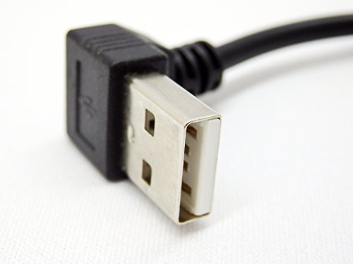 エスエスエーサービス 外付けHDD録画対応TV/レコーダー用 USB接続ケーブル [ USB A(オス) - A(メス)L型 ・20cm ] S_画像2