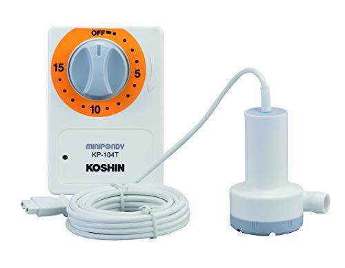 工進(KOSHIN) 家庭用バスポンプ AC-100V KP-104T 15分 タイマー 風呂 残り湯 洗濯機 最大吐出量 14L/分 (3mホ_画像2