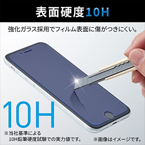 エレコム iPhone 14 Pro ガラスフィルム ゴリラ 薄型 0.21mm 強化ガラス 表面硬度10H 指紋防止 飛散防止 エアーレス 光_画像3