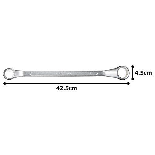 トネ(TONE) ロングめがねレンチ(45°) M45-2732 二面幅27×32mm_画像6