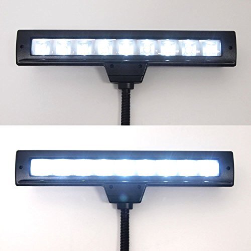 KC 譜面台ライト グースネックタイプ 9LED KML-04_画像4