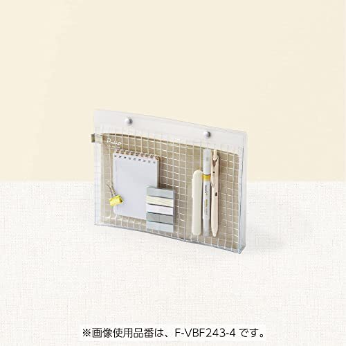 コクヨ(KOKUYO) ポーチ 透明 ピープ A5フラットタイプ シルバーグレー F-VBF243-1_画像9