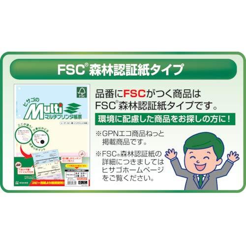 hisagoFSC(R) certification multi printer form A4 white paper 2 surface 100 sheets entering FSC2002