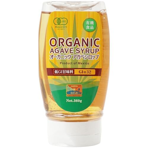 maya* Gold organic agave syrup 360g [ have machine JAS] 1 piece 