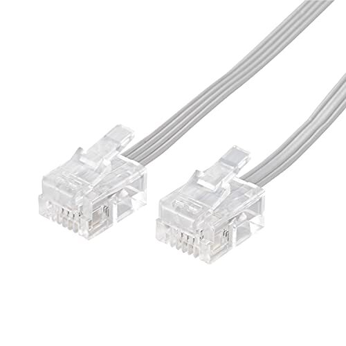  Elecom modular cable 1m slim white MJ-1WH
