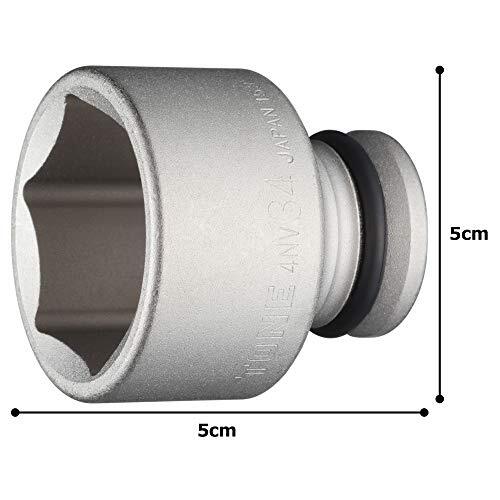 トネ(TONE) インパクト用ソケット HP4NV-34 差込角12.7mm(1/2) 二面幅34mm_画像5