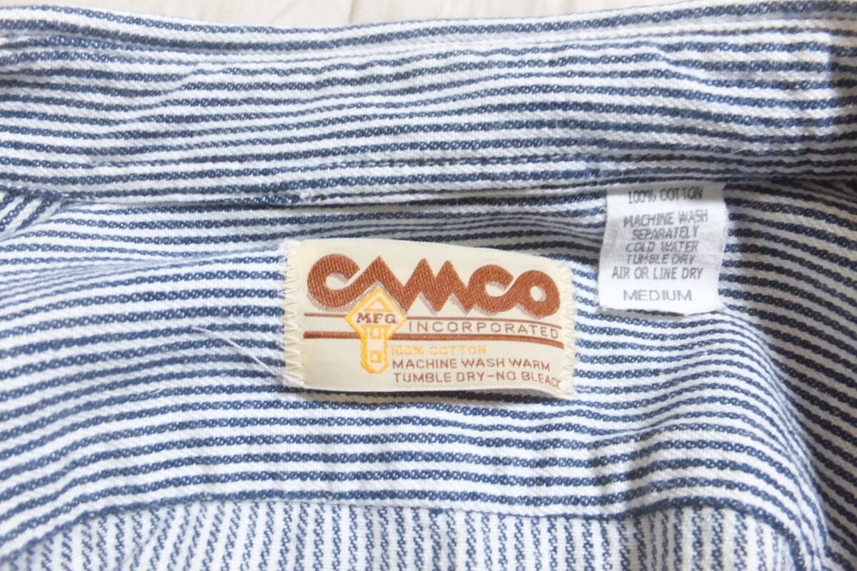 CAMCO カムコ 2点セット ホワイトシャンブレー ヒッコリーストライプ の画像5