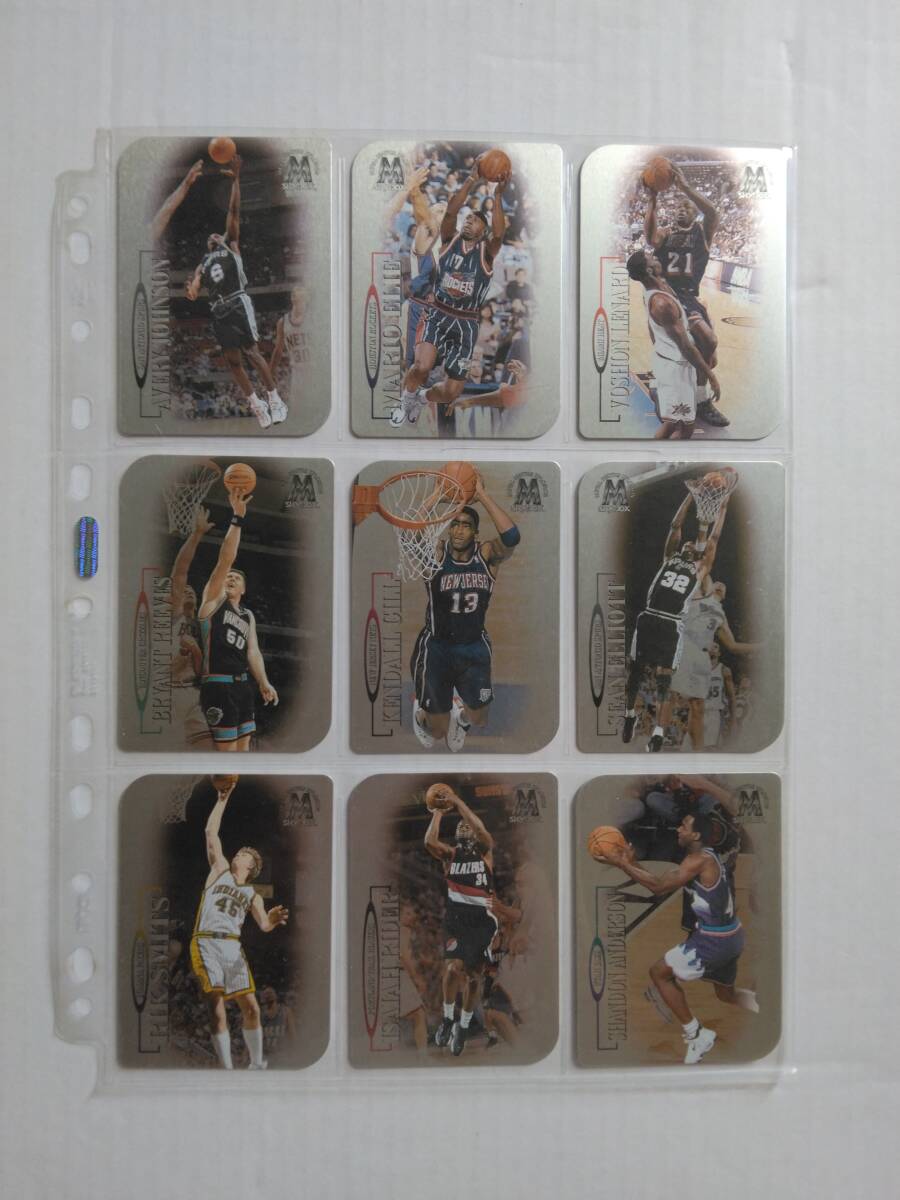 コンプを諦めたのでこのまま出品！ 98-99 Skybox Molten Metal Heavey Metal（ALLEN IVERSON, JASON WILLIAMS(RC), 他）26枚セットの画像2