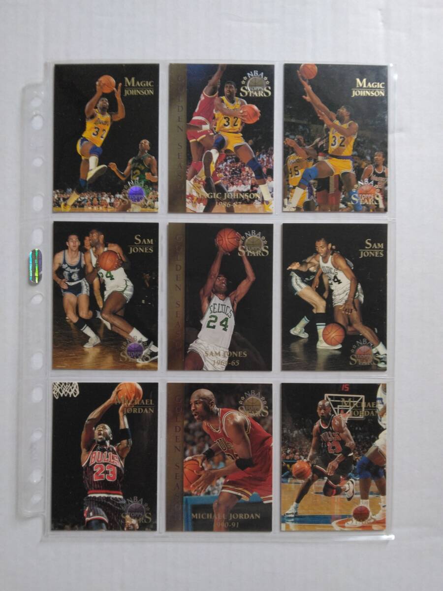 コンプを諦めたのでこのまま出品！ 1996 Topps NBA Stars（MICHAEL JORDAN, 他）72枚セットの画像8