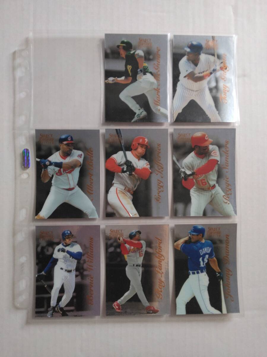 コンプを諦めたのでこのまま出品！ 1996 Select Certified Edition（KEN GRIFFEY jr, CAL RIPKEN jr., BARRY BONDS, 他）リフ有 56枚セットの画像4