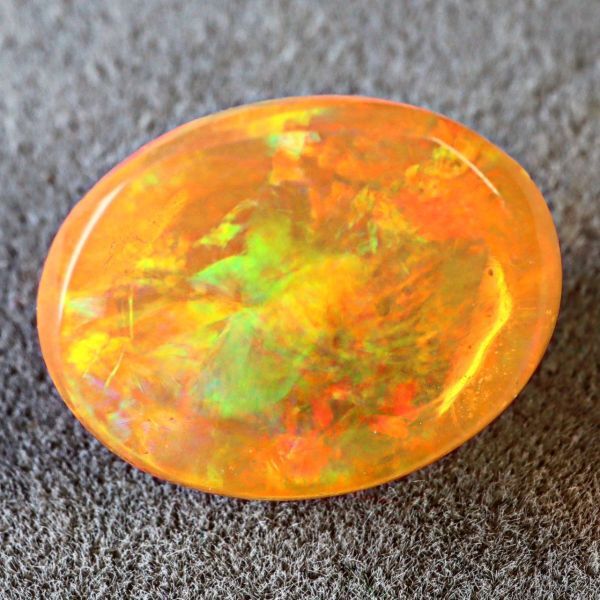 3.285ct natural fire opal Mexico most high quality . color eminent (Mexican Fire opal fire - opal gem jewelry natural loose loose )