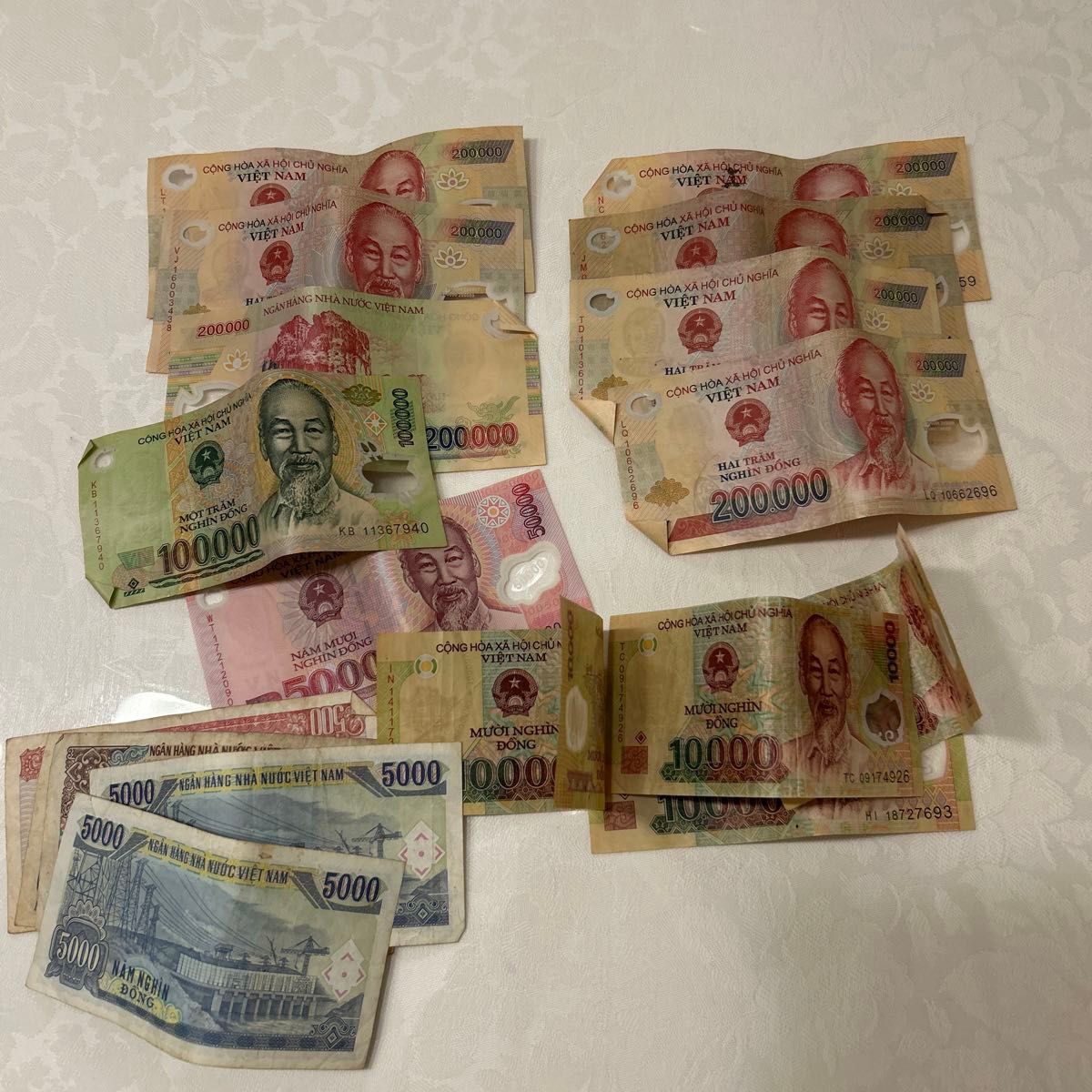 外国紙幣　ベトナムドン　160万ドン
