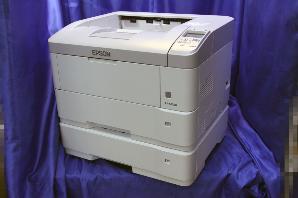 ★印字枚数47714枚★ EPSON/エプソン A3対応 モノクロレーザープリンター ◆LP-S3250/二段　LAN・USB◆_画像1