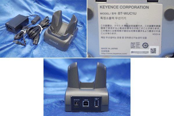 ◆5台入荷/外観Cランク◆ KEYENCE/キーエンス ハンディターミナル ★BT-W155/通信ユニット BT-WUC1U付属/初期化済み★ 43877Y_画像5