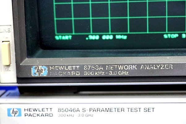 計測 003 HP/ ネットワークアナライザ 8753A/300kHz-3.0GHz+85046A S-PARAMETER TEST SET 300kHz-3.0GHzの画像4